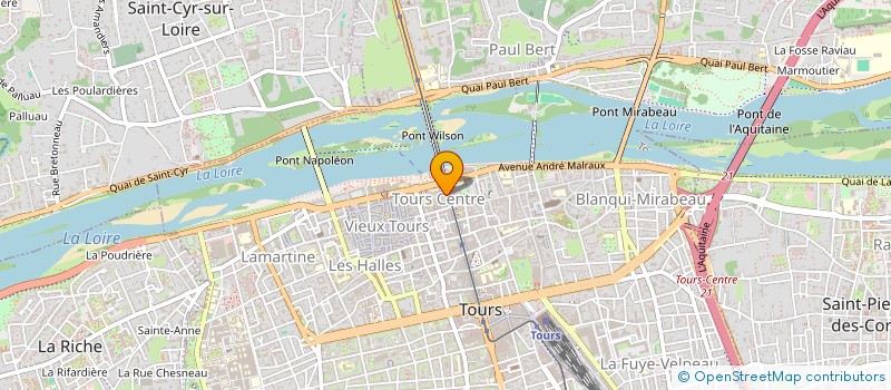 localisation de l'entreprise SOCIETE D'INVESTISSEMENTS RESTAURATION-HOTELLERIE  TOURS