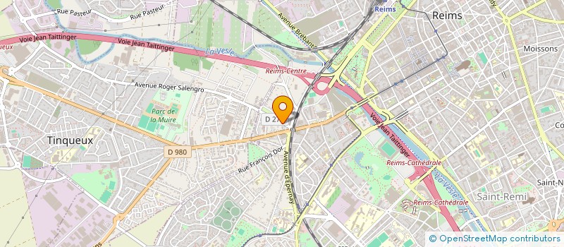 localisation de l'entreprise SOCIETE D'ISOLATION EN PLATRERIE à REIMS