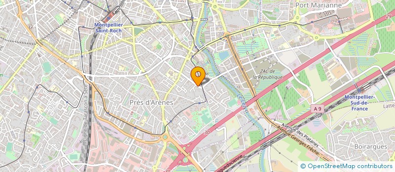 localisation de l'entreprise SOCIETE D'ISOLATION ET D'APPLICATION DE PLAQUES SIAP à MONTPELLIER