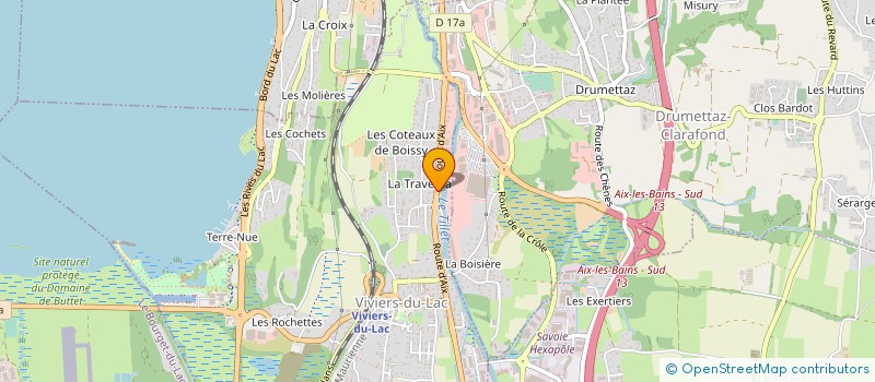 localisation de l'entreprise SOCIETE D'ISOLATION PROJETEE à VIVIERS-DU-LAC
