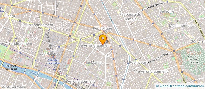 localisation de l'entreprise SOCIETE D'OBJETS D'ART SAINT-HONORE à PARIS