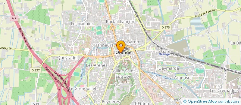 localisation de l'entreprise SOCIETE D'OPTIQUE DE SAINT-MARTIN à ORANGE