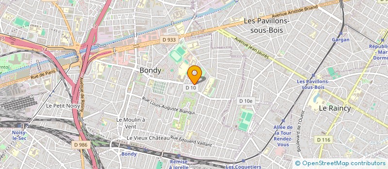 localisation de l'entreprise SOCIETE D'OPTIQUE GENTY à BONDY