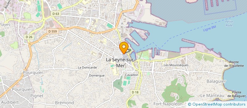 localisation de l'entreprise SOCIETE D OPTIQUE SEYNOISE à LA SEYNE-SUR-MER