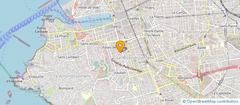 localisation de l'entreprise SOCIETE D'ORGANISATION ET D'EXPERTISE COMPTABLE à MARSEILLE