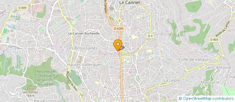 localisation de l'entreprise SOCIETE D'ORTHOPTISTES DU CANNET à LE CANNET