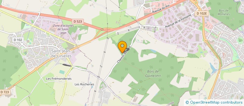 localisation de l'entreprise SOCIETE D'OSMOND-BOIS-ROBERT à BEAUCOUZE