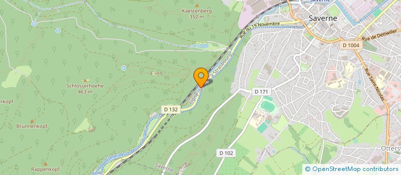 localisation de l'entreprise SOCIETE D'USINAGE DE MARMOUTIER  HAEGEN