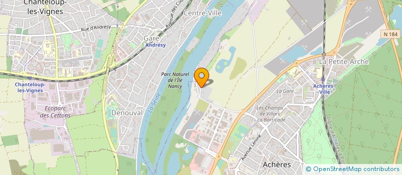 localisation de l'entreprise SOCIETE DA SILVA ET FRERES à ACHERES
