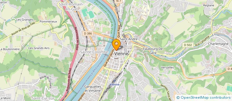localisation de l'entreprise SOCIETE DAECHAN à VIENNE