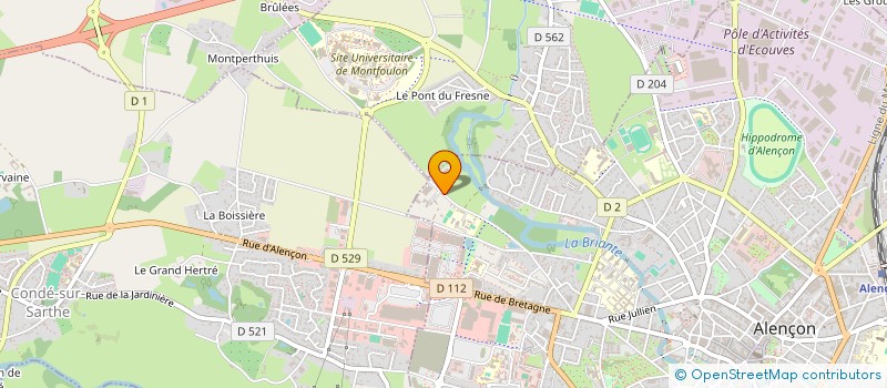 localisation de l'entreprise SOCIETE DAGRON à ALENCON