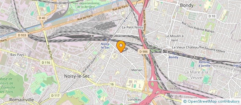 localisation de l'entreprise SOCIETE DAHMANE TRAVAUX DE RENOVATION ET AMENAGEMENT DES ESPACES à NOISY-LE-SEC