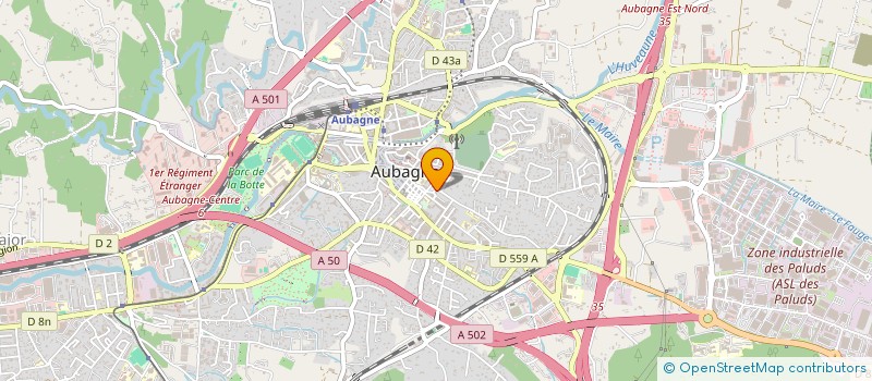 localisation de l'entreprise SOCIETE DAL-TON à AUBAGNE