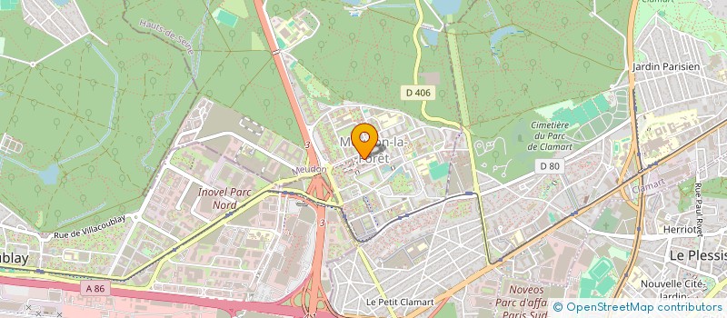 localisation de l'entreprise SOCIETE DALLY  MEUDON