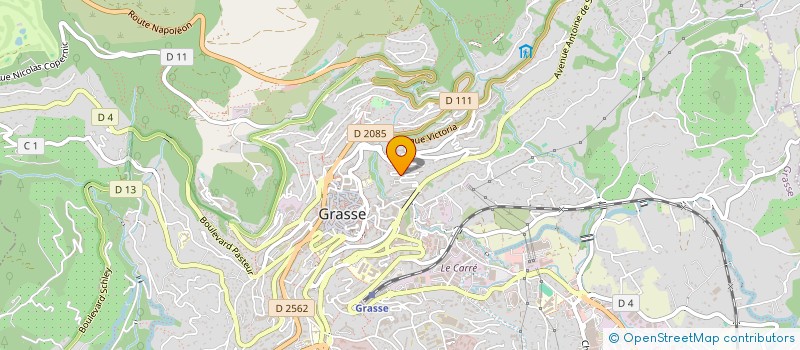 localisation de l'entreprise SOCIETE DALON ROSSANINO ELECTRICITE à GRASSE