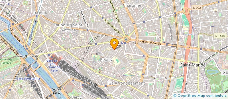 localisation de l'entreprise SOCIETE DALY à PARIS