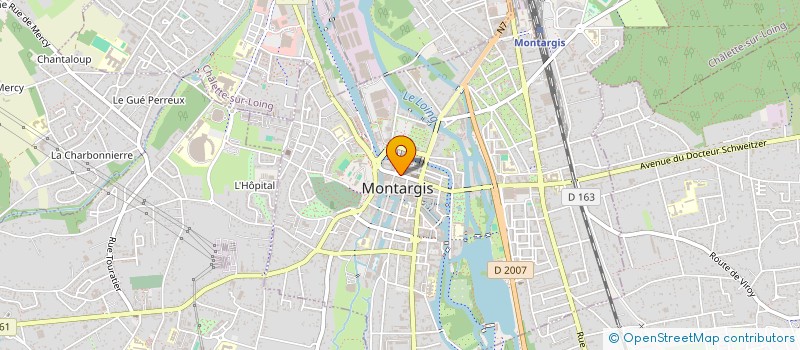 localisation de l'entreprise SOCIETE DAMG à MONTARGIS