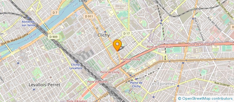 localisation de l'entreprise SOCIETE DAN. MAL à CLICHY