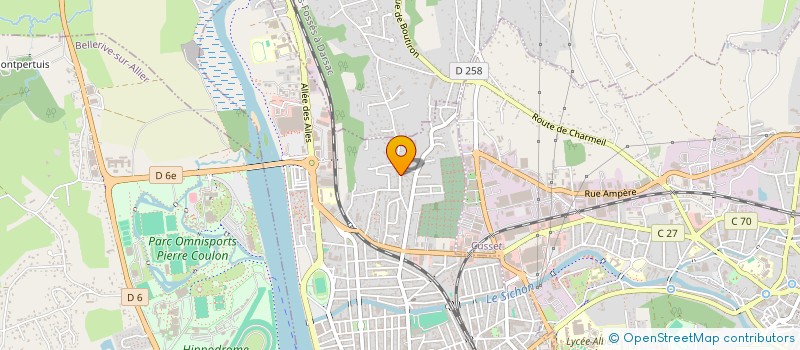 localisation de l'entreprise SOCIETE DANIEL LEGRAND à VICHY