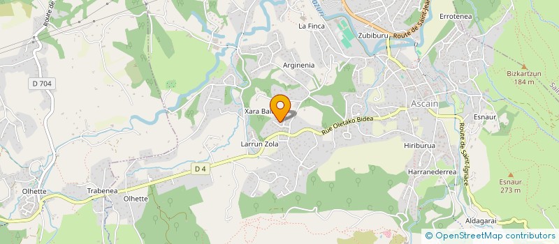localisation de l'entreprise SOCIETE DANY MENUISERIE AGENCEMENT à ASCAIN