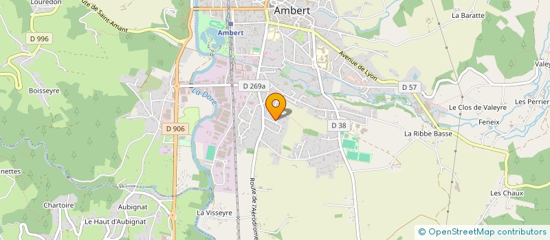 localisation de l'entreprise SOCIETE DAPZOL à AMBERT