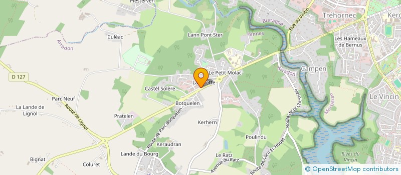 localisation de l'entreprise SOCIETE DARIER  ARRADON