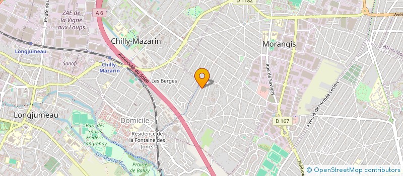 localisation de l'entreprise SOCIETE DAS NEVES  MORANGIS