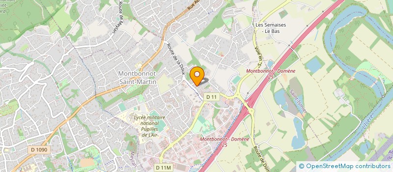 localisation de l'entreprise SOCIETE DAUPHINOISE DE MACONNERIE à MONTBONNOT-SAINT-MARTIN