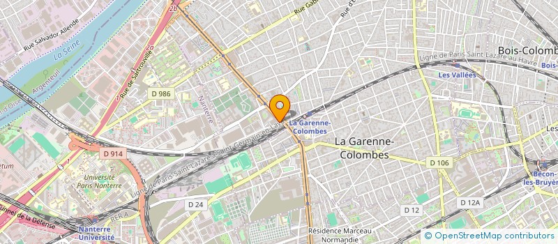 localisation de l'entreprise SOCIETE DB AGENCIES à COLOMBES