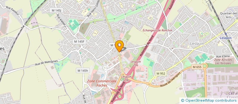 localisation de l'entreprise SOCIETE DCB DRIVE LESQUIN à LESQUIN
