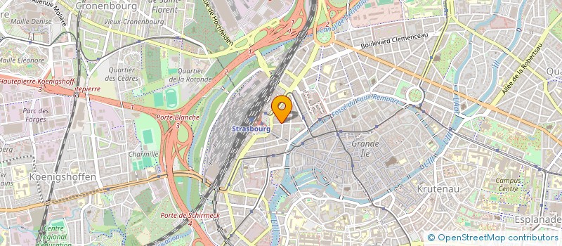 localisation de l'entreprise SOCIETE DE BATIMENT ARARAT SARL à STRASBOURG