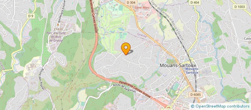 localisation de l'entreprise SOCIETE DE BATIMENT ET MATERIAUX DE CONSTRUCTION DEMICHELIS SBMCD à MOUANS-SARTOUX