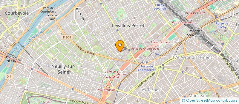localisation de l'entreprise SOCIETE DE BATIMENT MACONNERIE ET NETTOYAGE à LEVALLOIS-PERRET