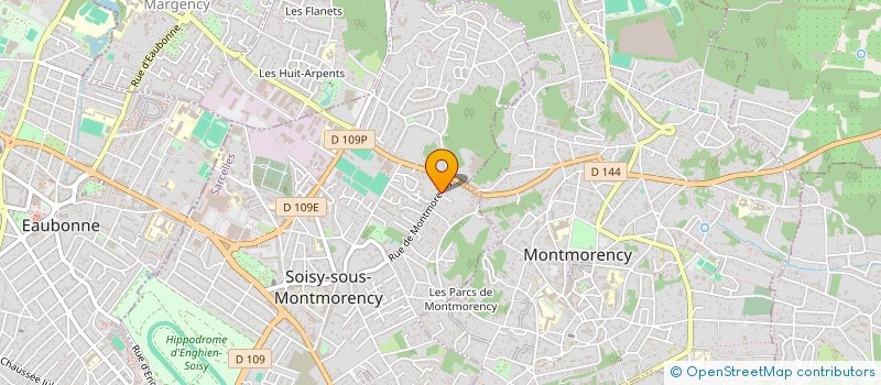 localisation de l'entreprise SOCIETE DE BATIMENT MACONNERIE VRD B.A.  SOISY-SOUS-MONTMORENCY