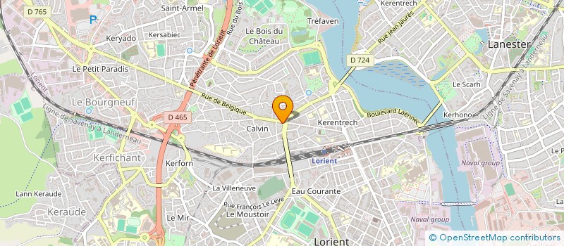 localisation de l'entreprise SOCIETE DE BATIMENT MAKAS TOPCIL  LORIENT