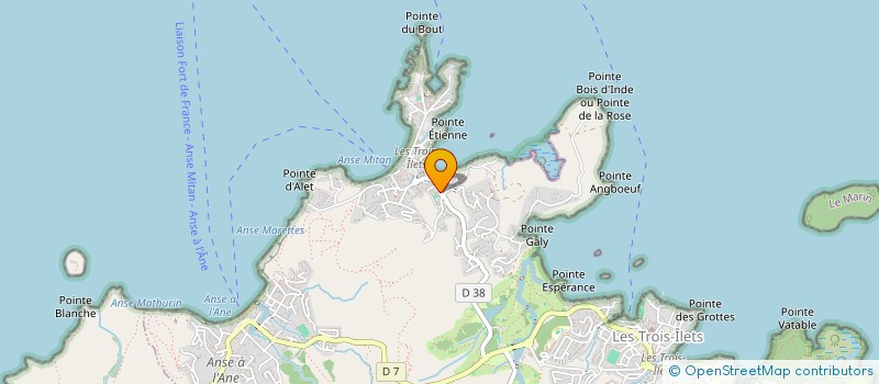 localisation de l'entreprise SOCIETE DE BATIMENT MARTINIQUE à LES TROIS-ILETS