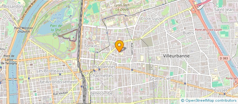 localisation de l'entreprise SOCIETE DE BATIMENT MULTI SERVICES LYONNAISE à VILLEURBANNE