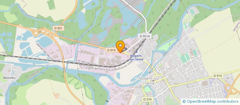 localisation de l'entreprise SOCIETE DE BETONS MODERNES ET PREFABRIQUES à NOGENT-SUR-SEINE