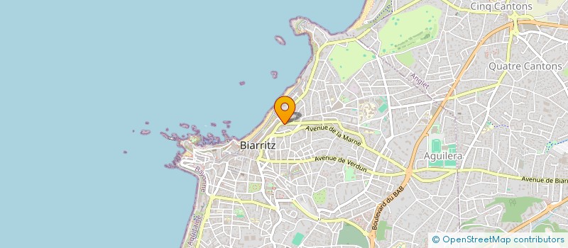 localisation de l'entreprise SOCIETE DE BIARRITZ à BIARRITZ