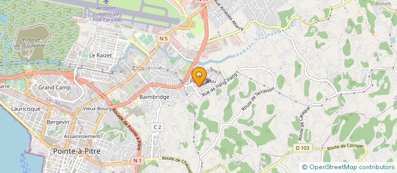 localisation de l'entreprise SOCIETE DE BOIS MATERIAUX ASSOCIES DU BATIMENT  LES ABYMES