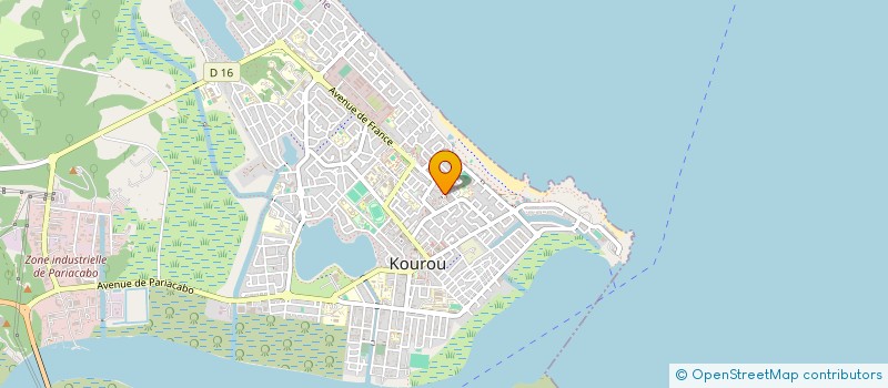 localisation de l'entreprise SOCIETE DE BOULANGERIE DE KOUROU à KOUROU