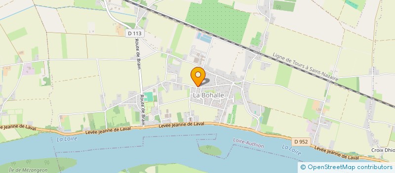 localisation de l'entreprise SOCIETE DE BOULE DE FORT LE LABOUREUR - LA BOHALLE  LOIRE-AUTHION