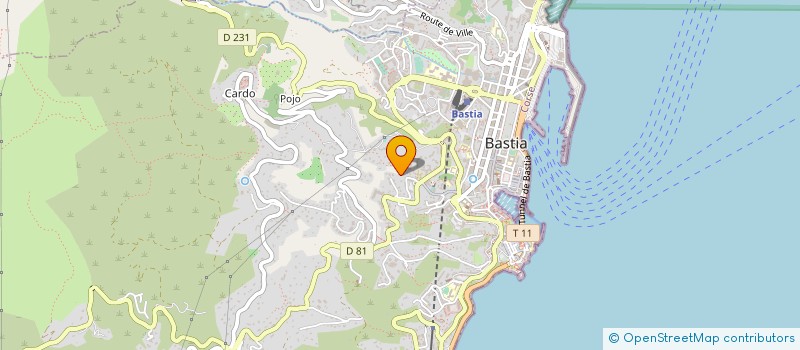 localisation de l'entreprise SOCIETE DE BRASSERIE à BASTIA