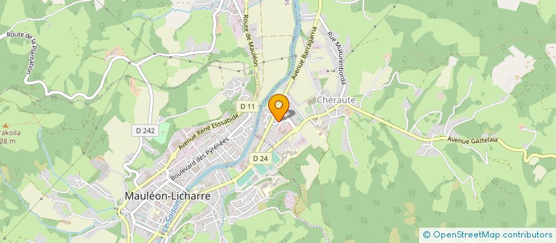 localisation de l'entreprise SOCIETE DE BRICOLAGE DE CHERAUTE à CHERAUTE