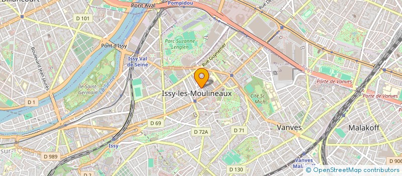 localisation de l'entreprise SOCIETE DE BUREAUTIQ INFOR REP à ISSY-LES-MOULINEAUX