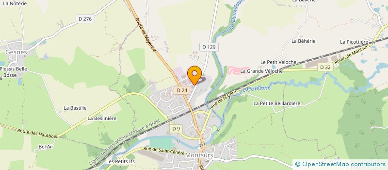 localisation de l'entreprise SOCIETE DE CABLAGE MONTSURAISE à MONTSURS