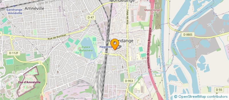 localisation de l'entreprise SOCIETE DE CALCULS ET CONTROLES à HAGONDANGE