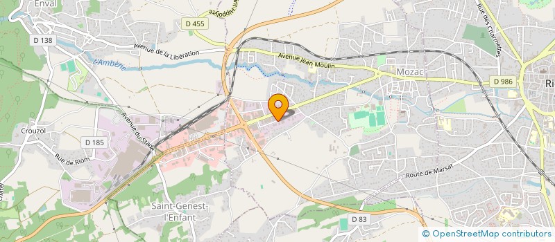 localisation de l'entreprise SOCIETE DE CANALISATIONS ET TRAVAUX PUBLICS  MOZAC