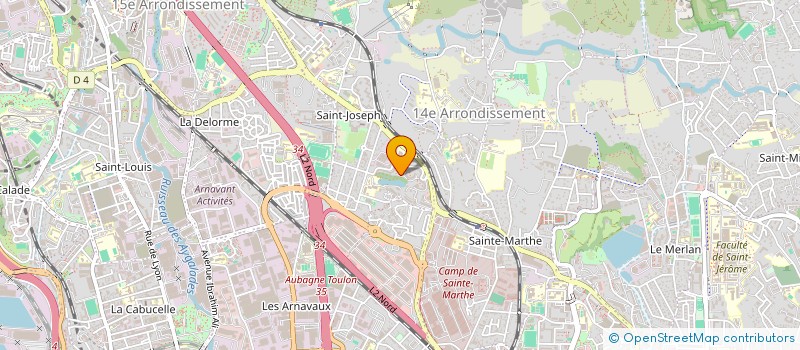 localisation de l'entreprise SOCIETE DE CARRELAGES PROVENCAUX à MARSEILLE