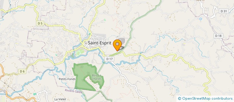 localisation de l'entreprise SOCIETE DE CARRIERES MARTINIQUAISES à SAINT-ESPRIT